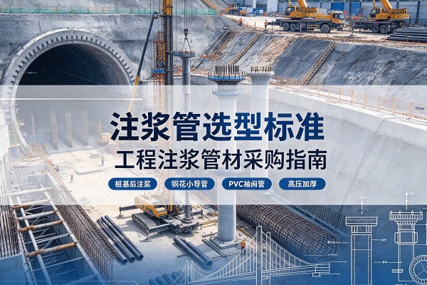西青区注浆管选型标准