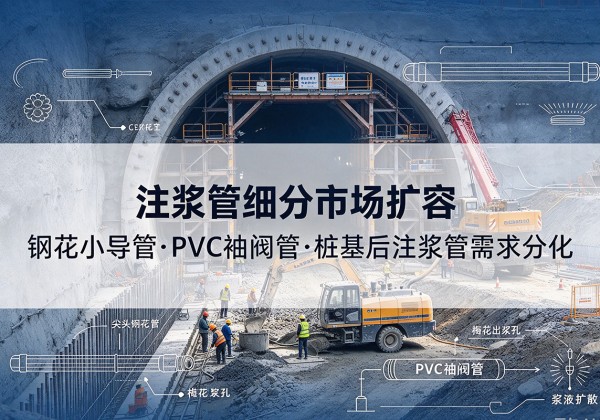 西青区注浆管细分市场扩容，隧道钢花小导管、PVC 袖阀管、桩基后注浆管需求分化